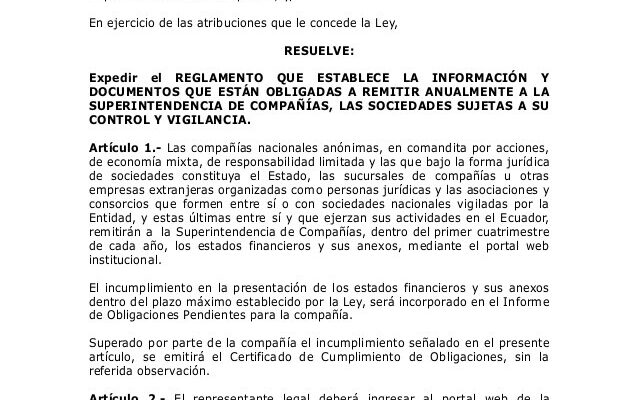Certificado de cumplimiento de obligaciones superintendencia de compañias