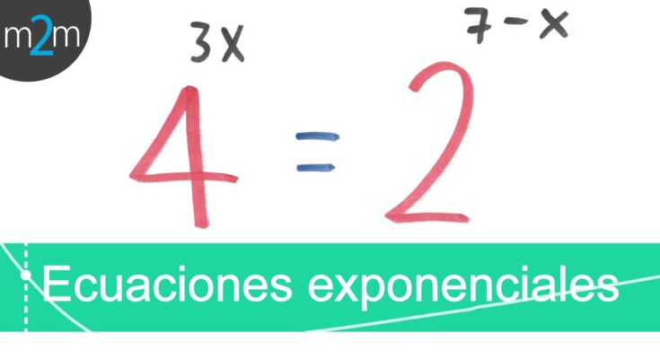 Encuentra el valor de x en la ecuación exponencial