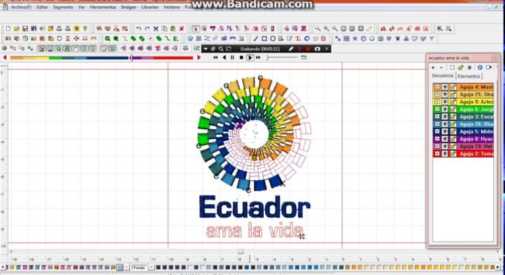 Logo de ecuador ama la vida