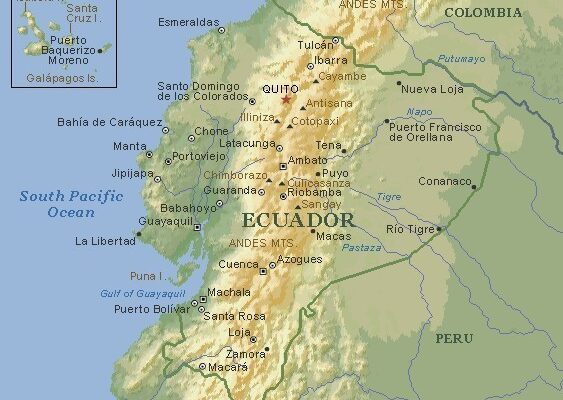 Nombres de rios del ecuador